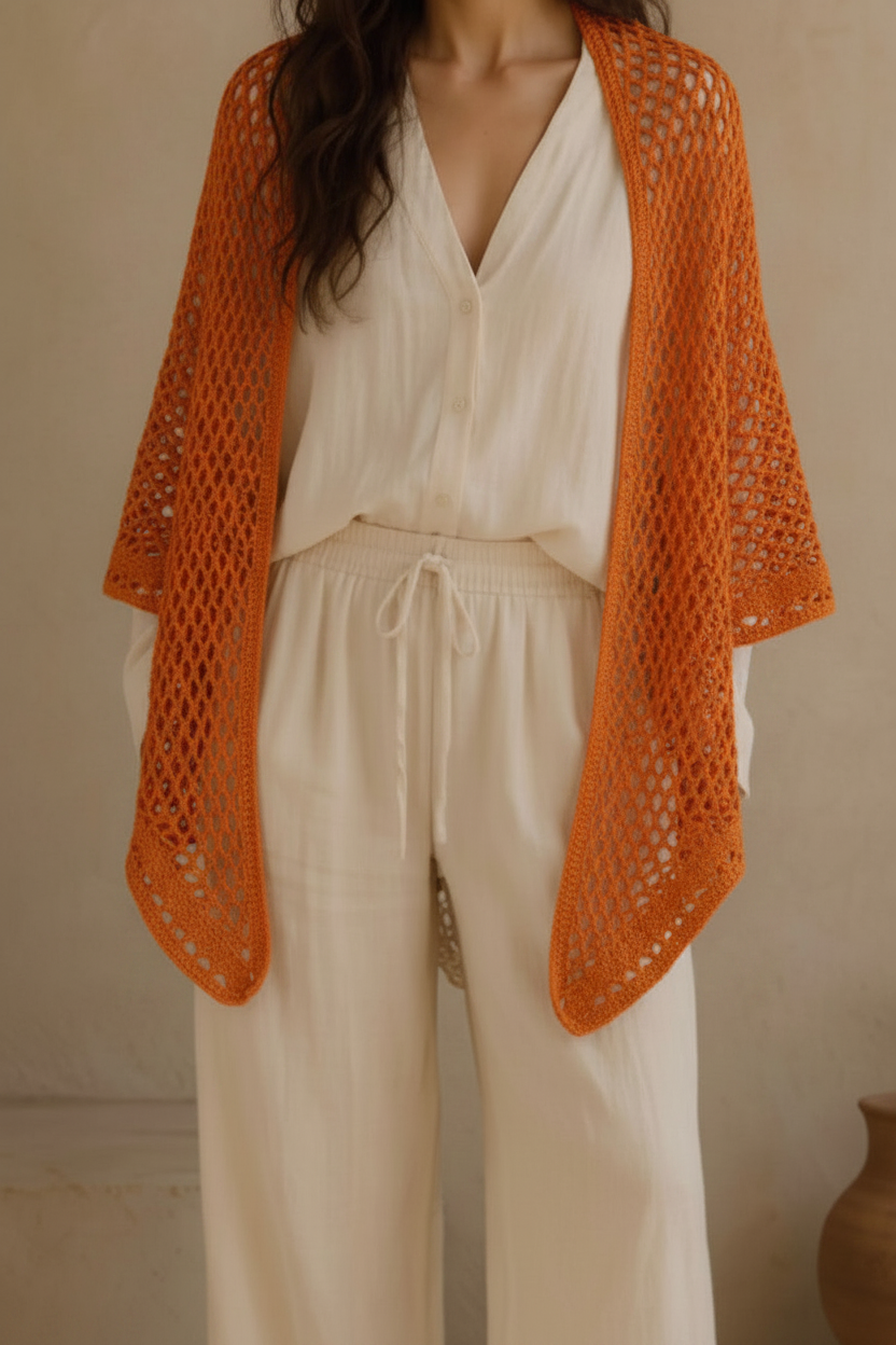 Sea mist shawl