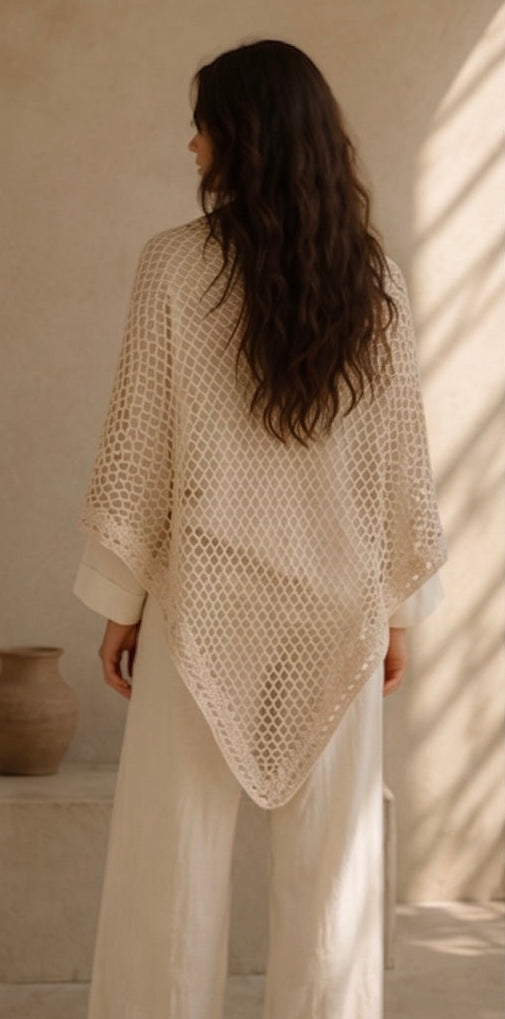 Sea mist shawl