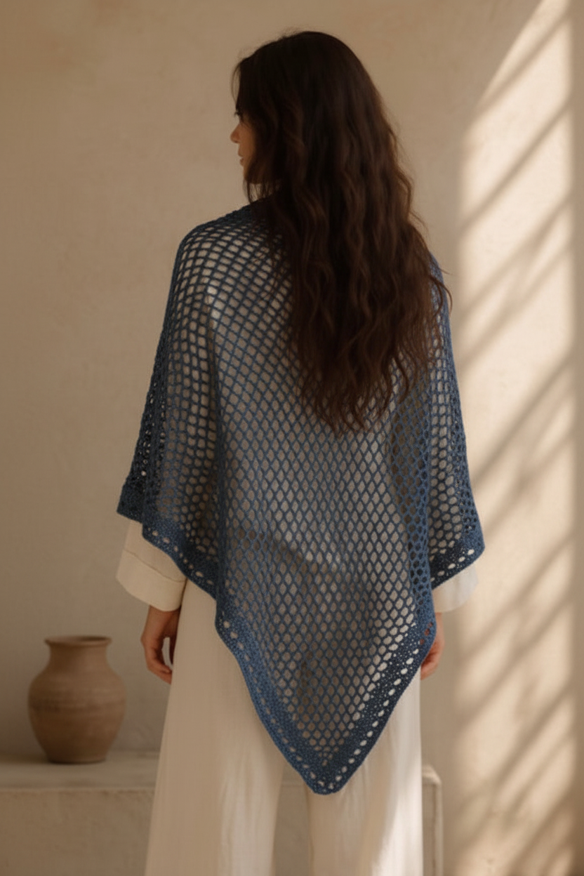 Sea mist shawl